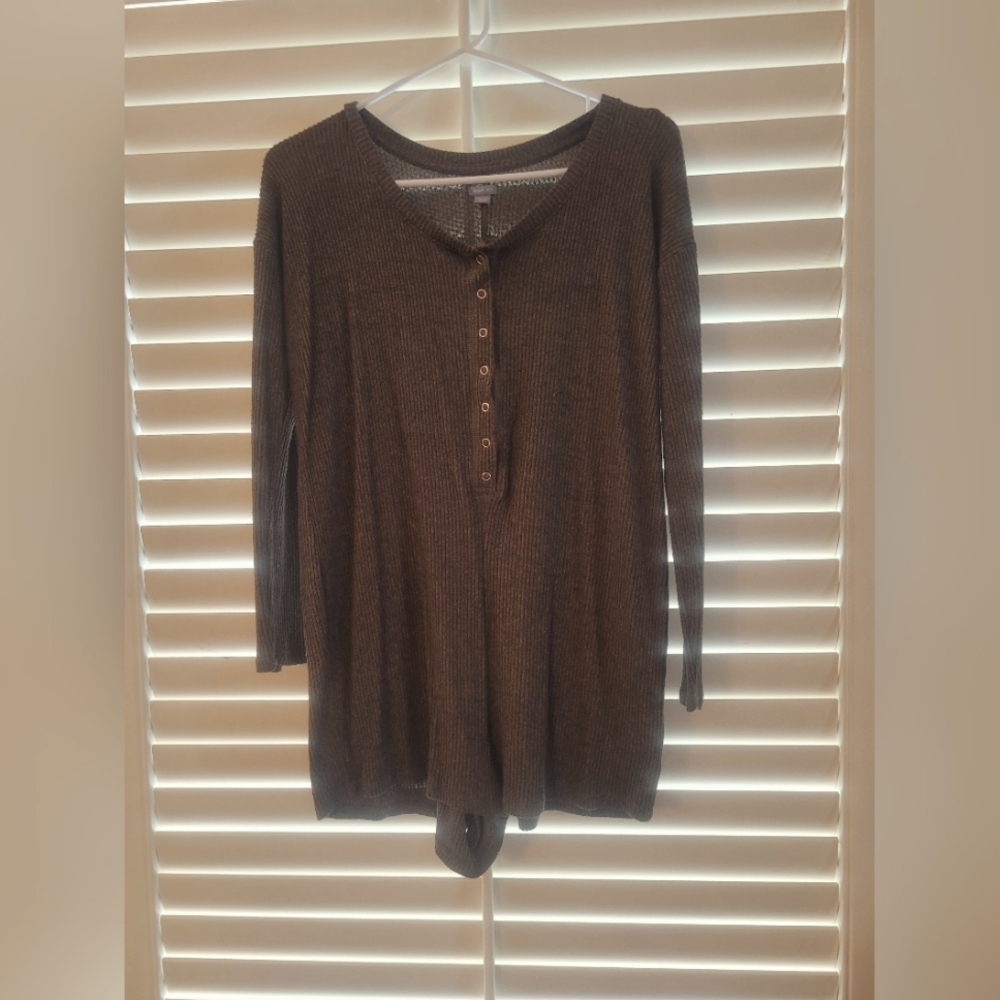 Women's Aerie Long Sleeve Pajama Onesie-XS
